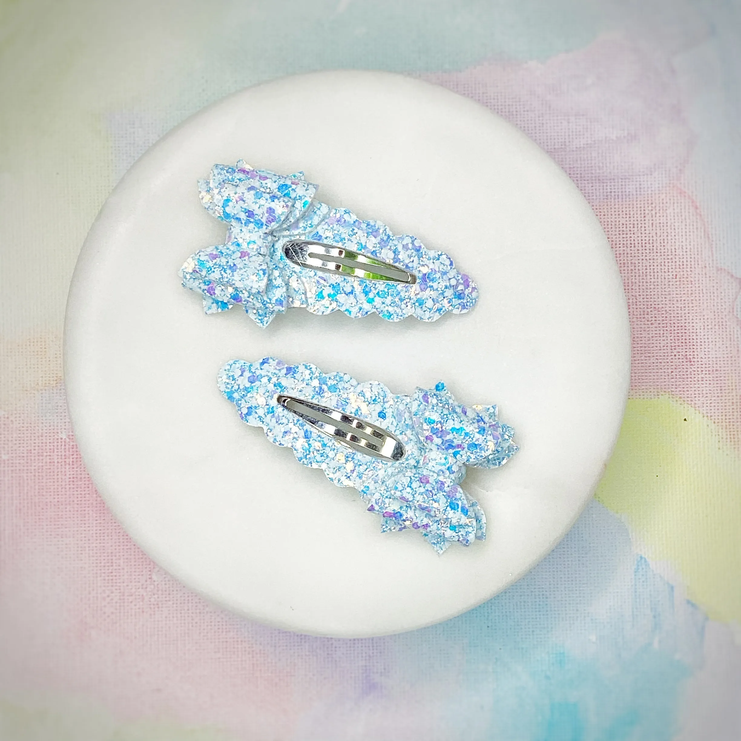 Sparkle Snap Clip Duos- Multiple Colors