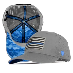 Special Edition Performance Snapback | Blue Line | Grey PreOrder