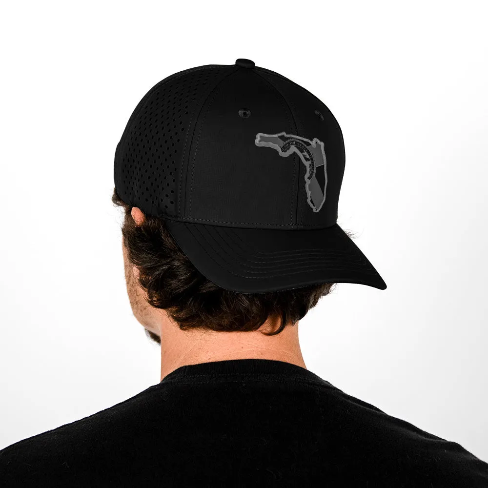 Special Edition Performance Snapback | Florida Flag Palm Tree | Blackout PreOrder