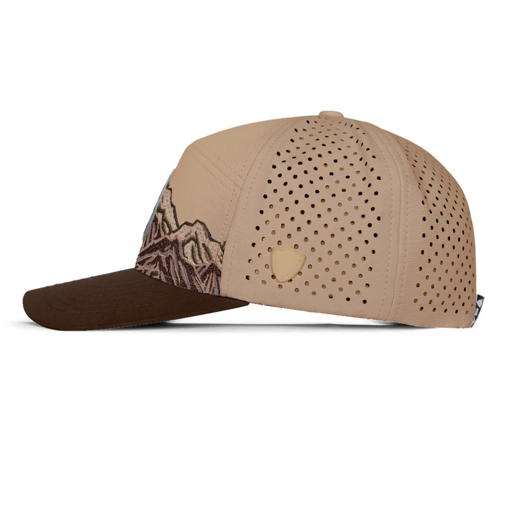Special Edition Performance Snapback | Mountain Day | Khaki/Brown
