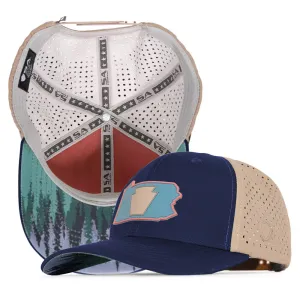 Special Edition Performance Snapback | Pennsylvania Forest | Navy/Khaki PreOrder