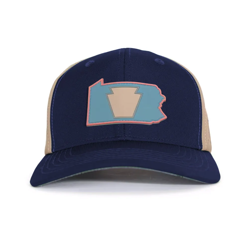 Special Edition Performance Snapback | Pennsylvania Forest | Navy/Khaki PreOrder