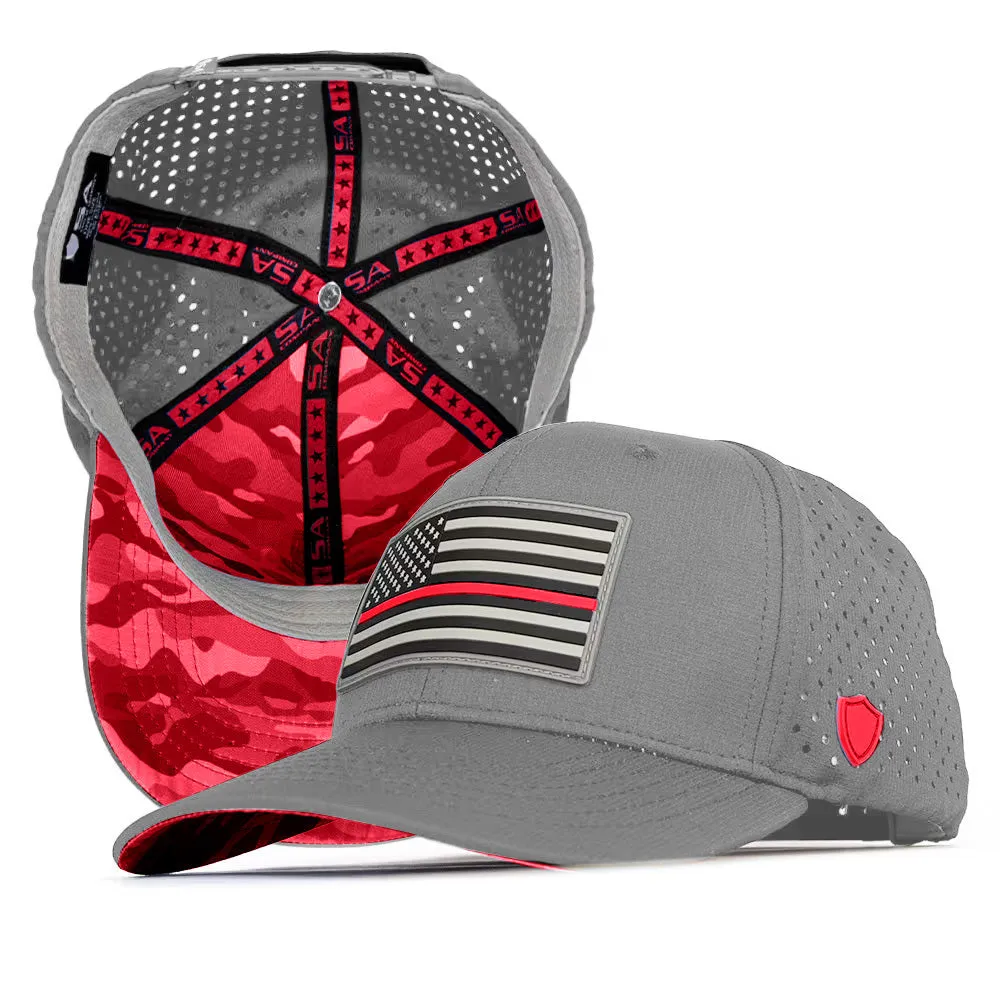 Special Edition Performance Snapback | Red Line | Grey PreOrder