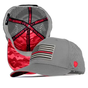 Special Edition Performance Snapback | Red Line | Grey PreOrder