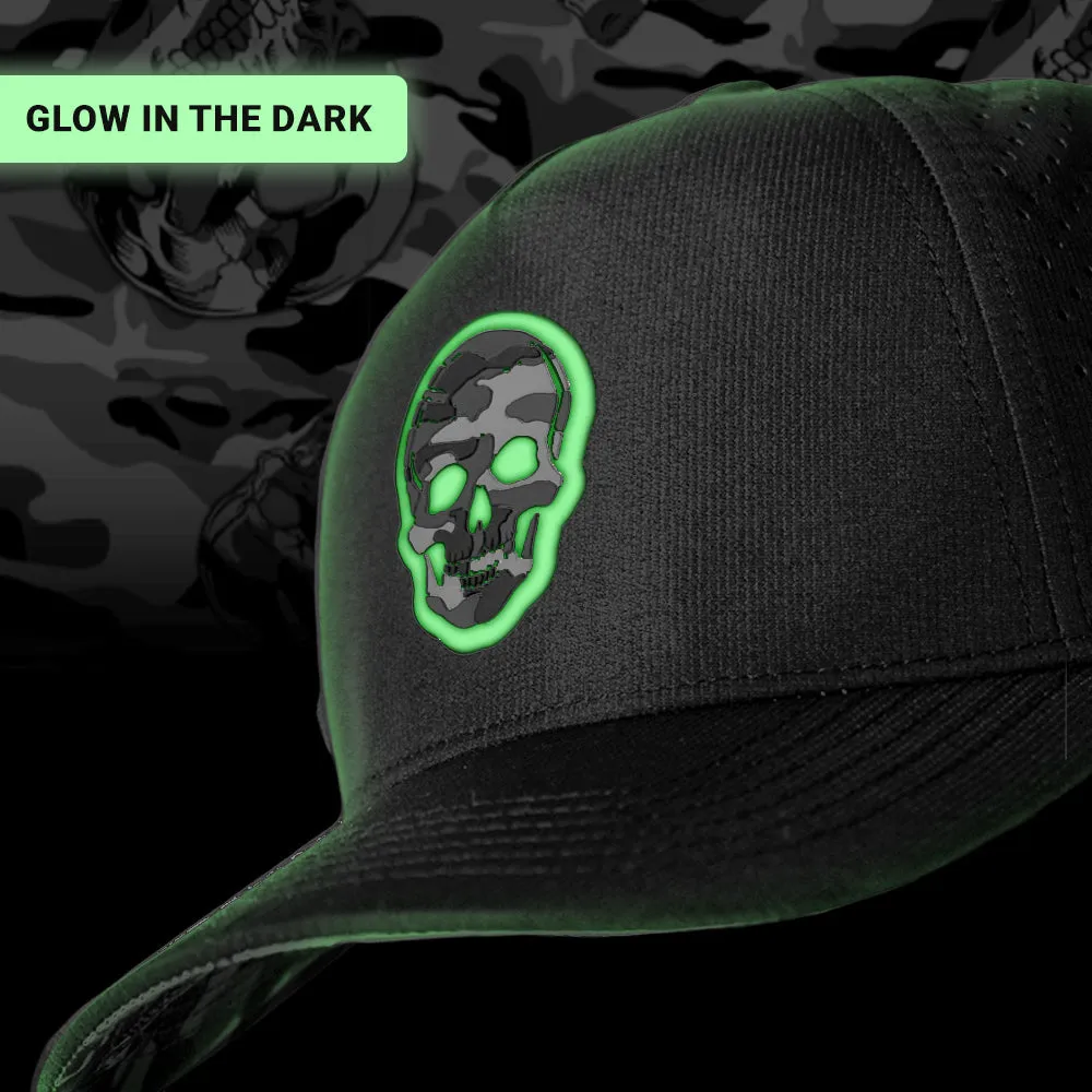 Special Edition Performance Snapback | Skull Grey Military Camo | Black