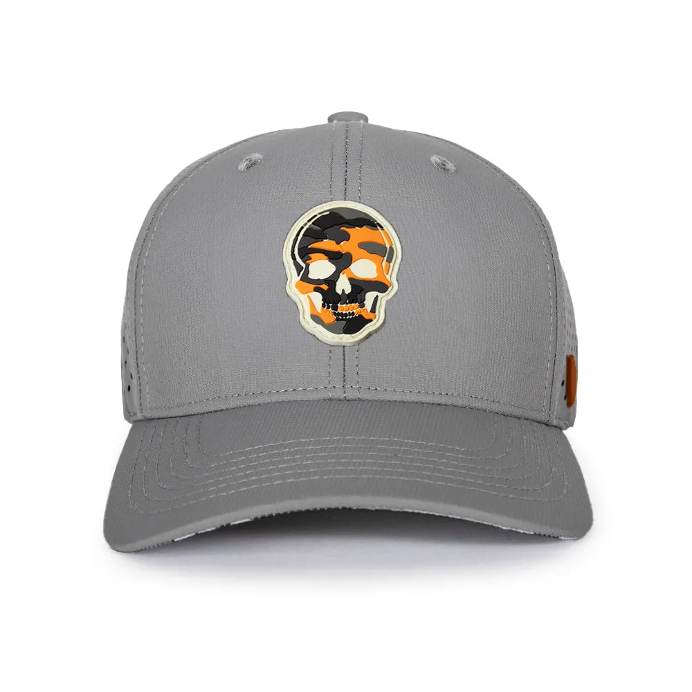 Special Edition Performance Snapback | Skull Orange Military Camo | Grey