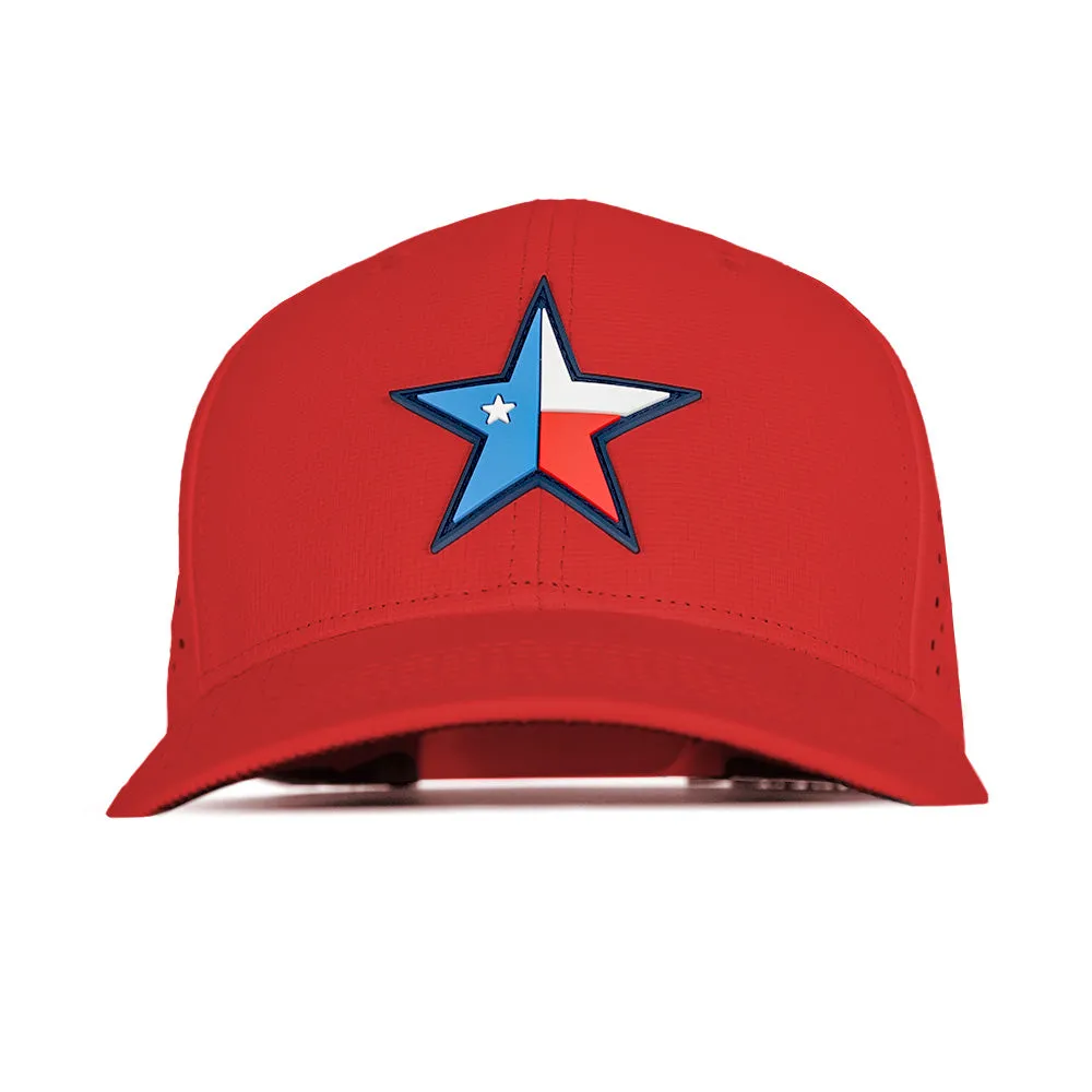 Special Edition Performance Snapback | Texas USA Camo | Red PreOrder