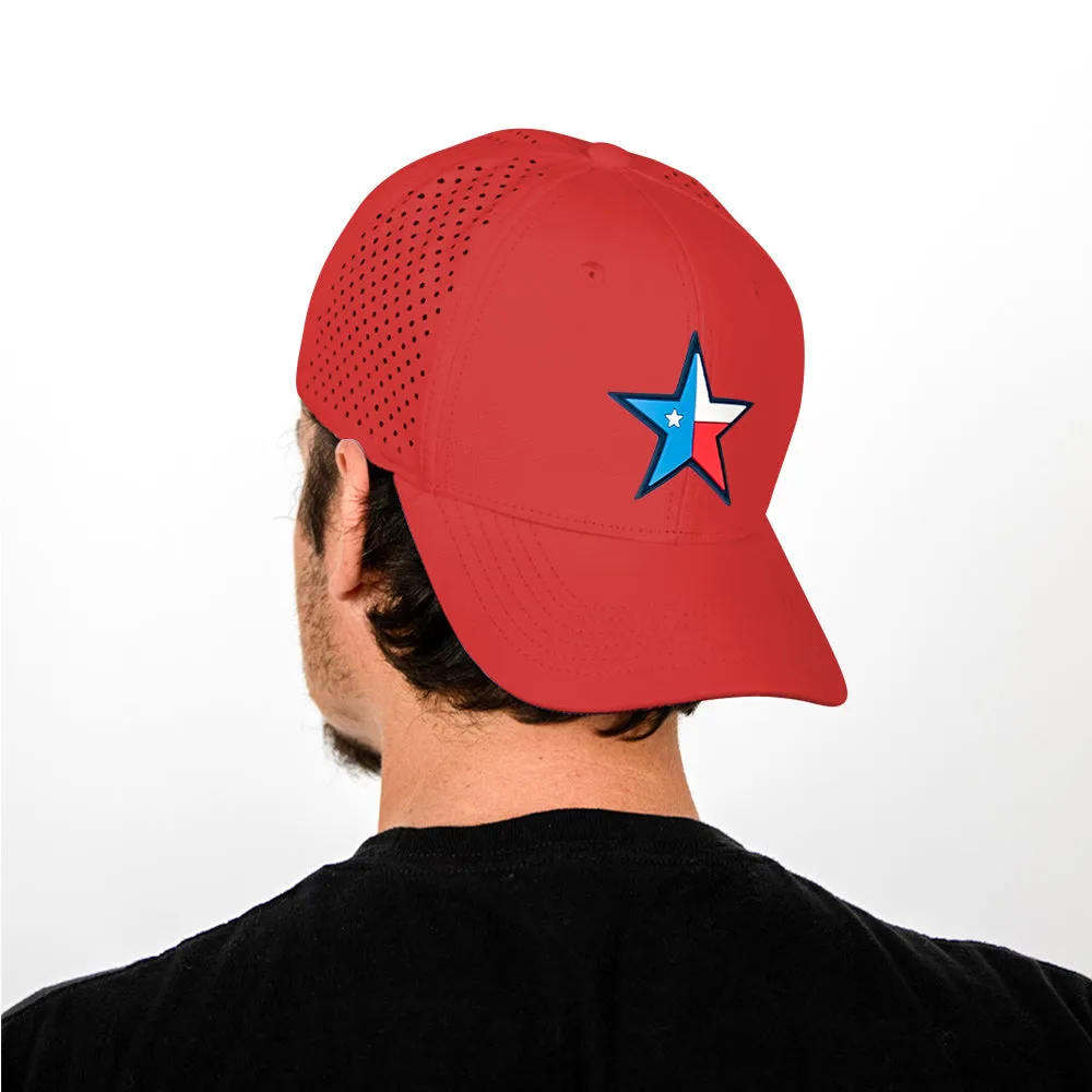 Special Edition Performance Snapback | Texas USA Camo | Red PreOrder