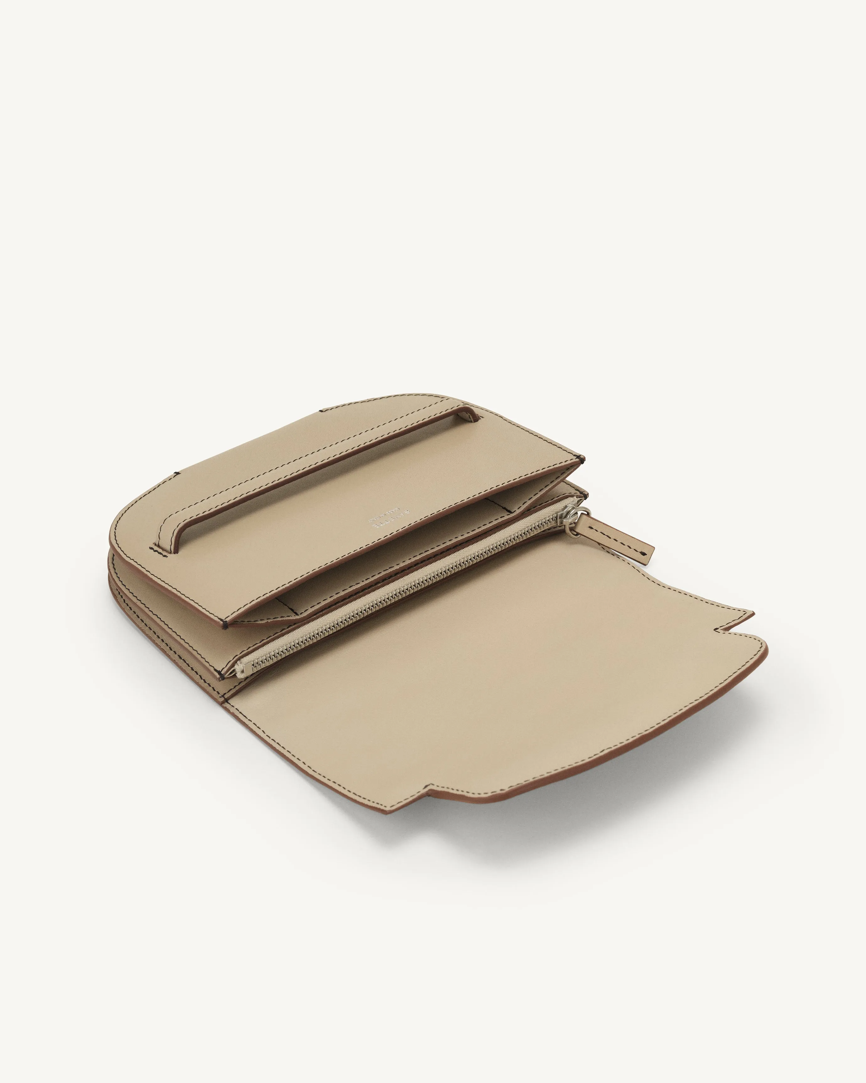 Sport Convertible Clutch in Bone Leather