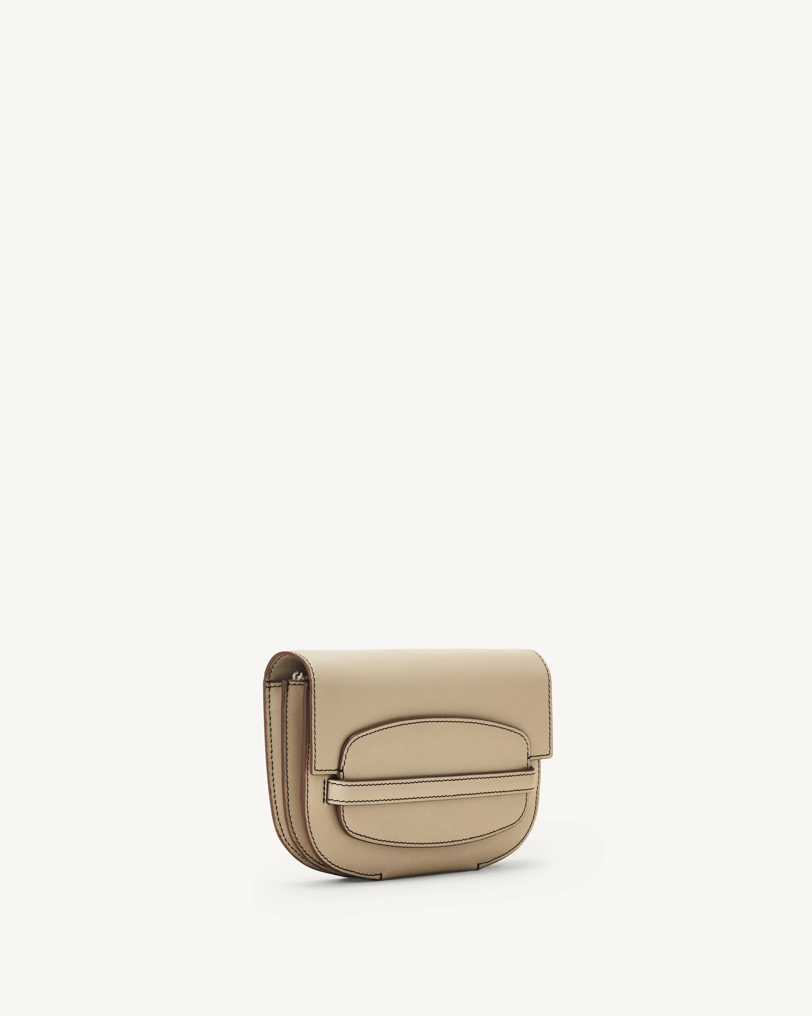 Sport Convertible Clutch in Bone Leather