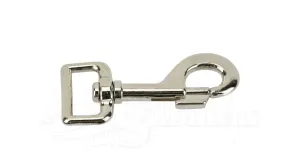 Square Eye Swivel Silver Snap 19mm