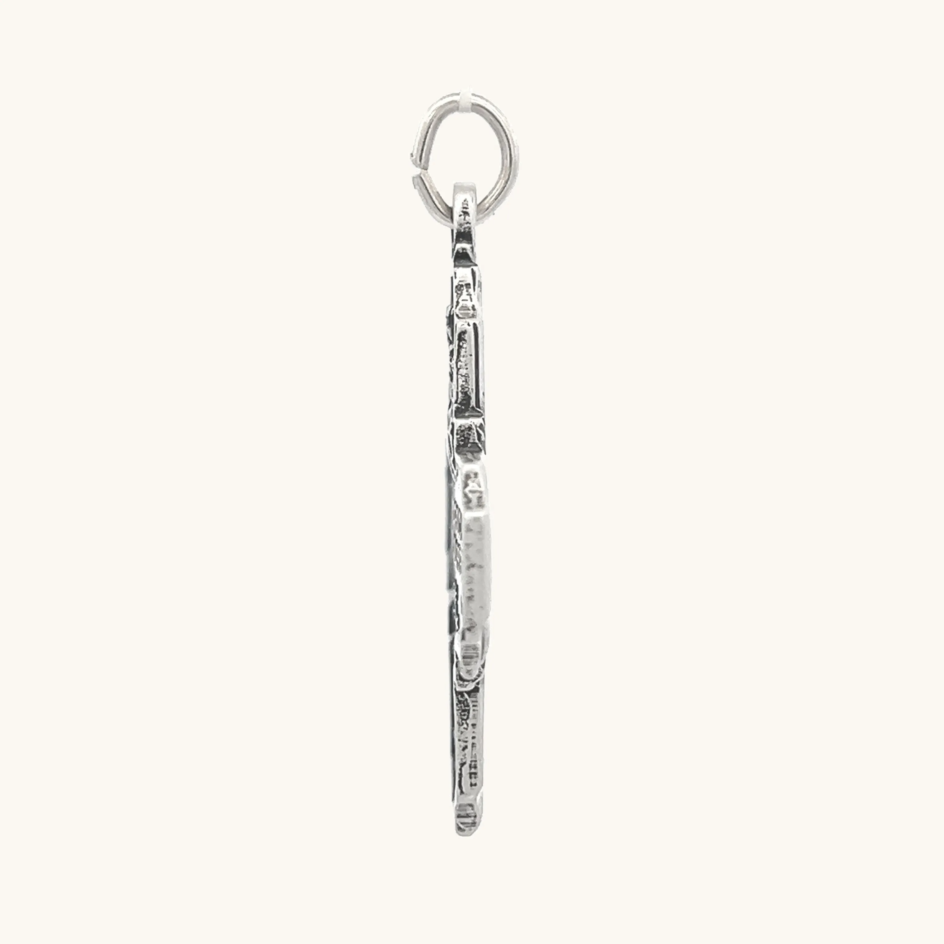 STERLING SILVER FOUR WAY MEDAL | CROSS PENDANT