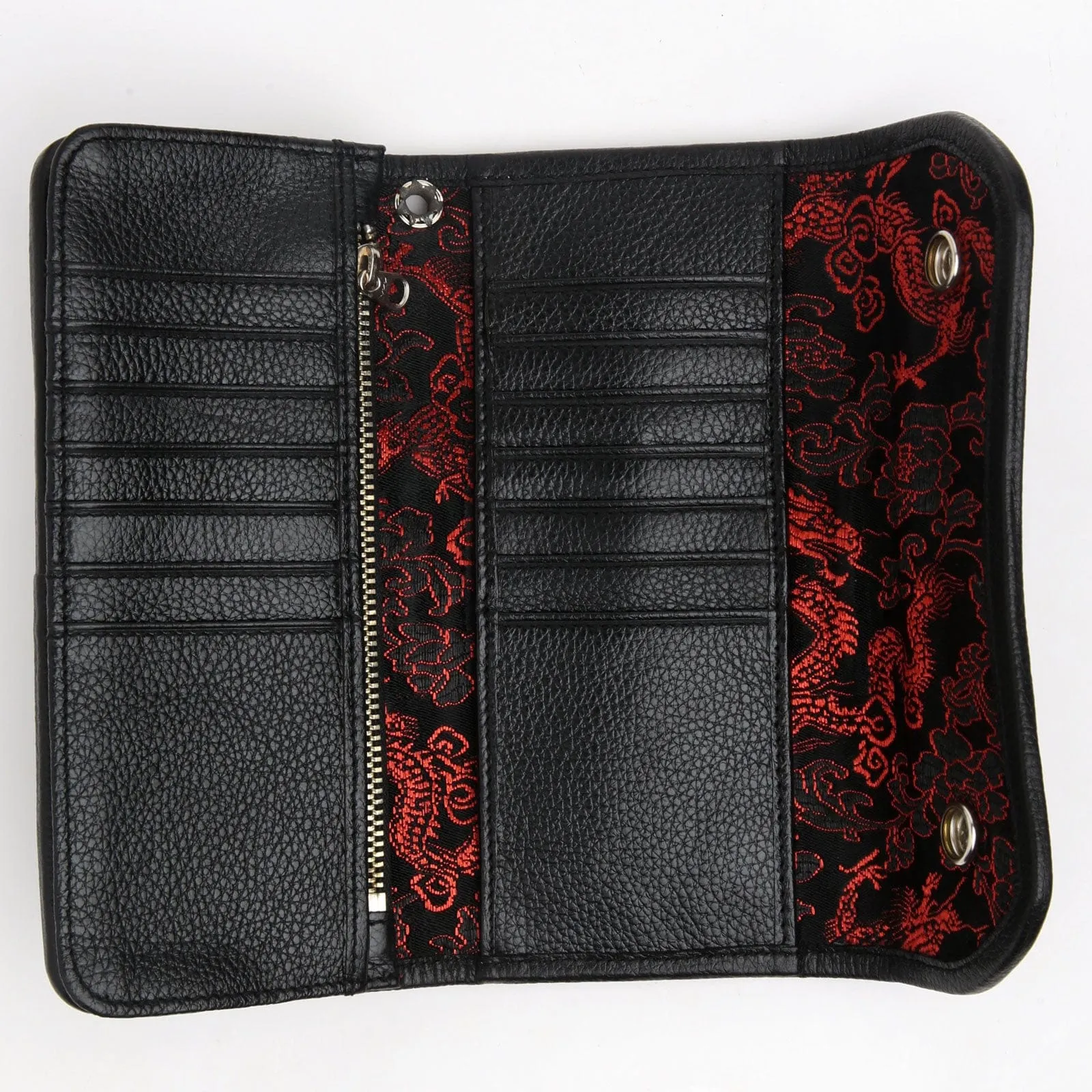 Stingray Leather Tribal Rider Tattoos Biker Chain Wallet