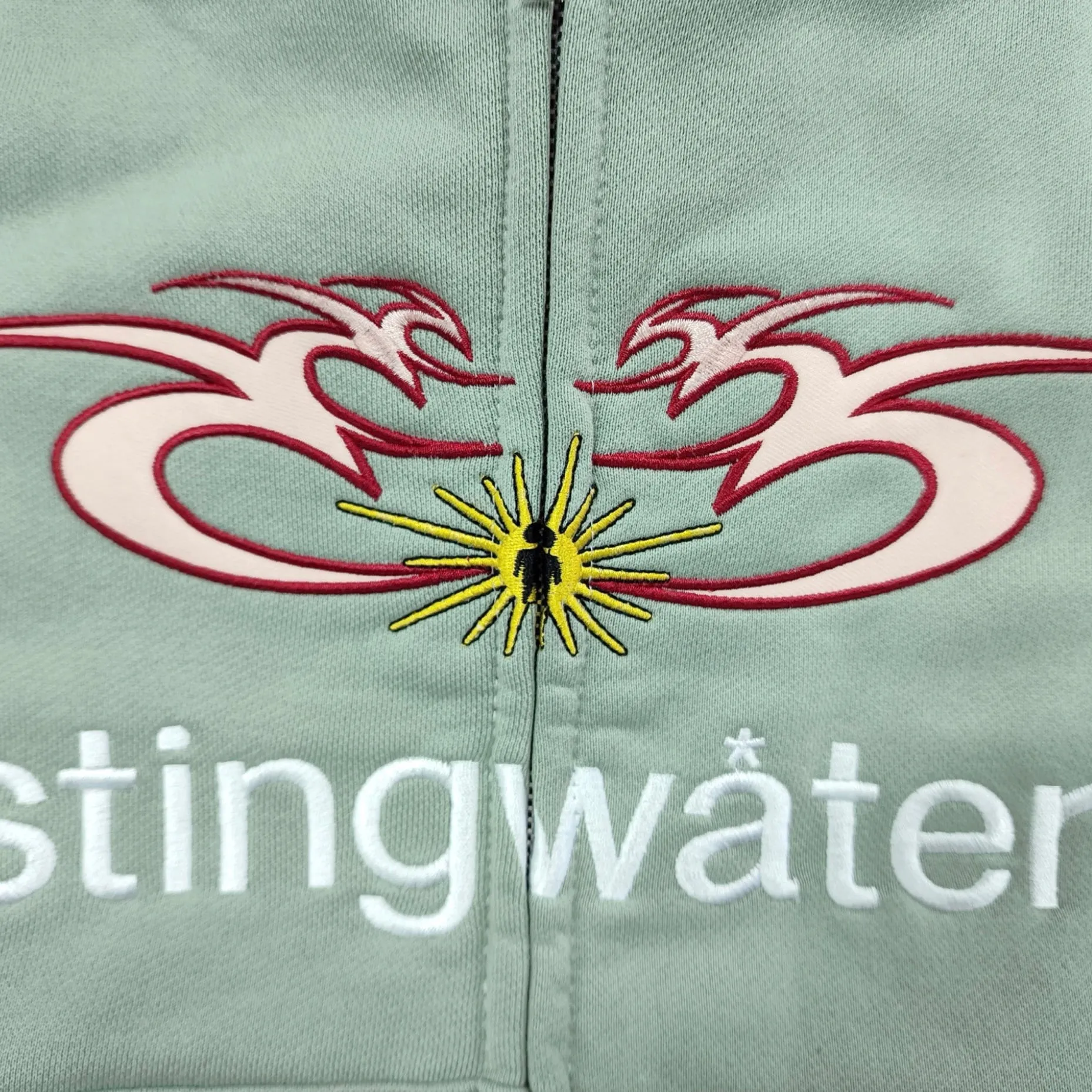 Stingwater Big Moses Full Zip Hoodie Army Green
