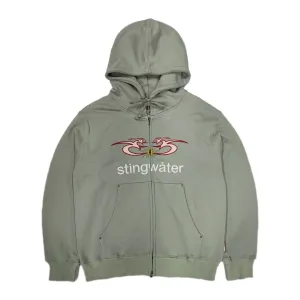 Stingwater Big Moses Full Zip Hoodie Army Green