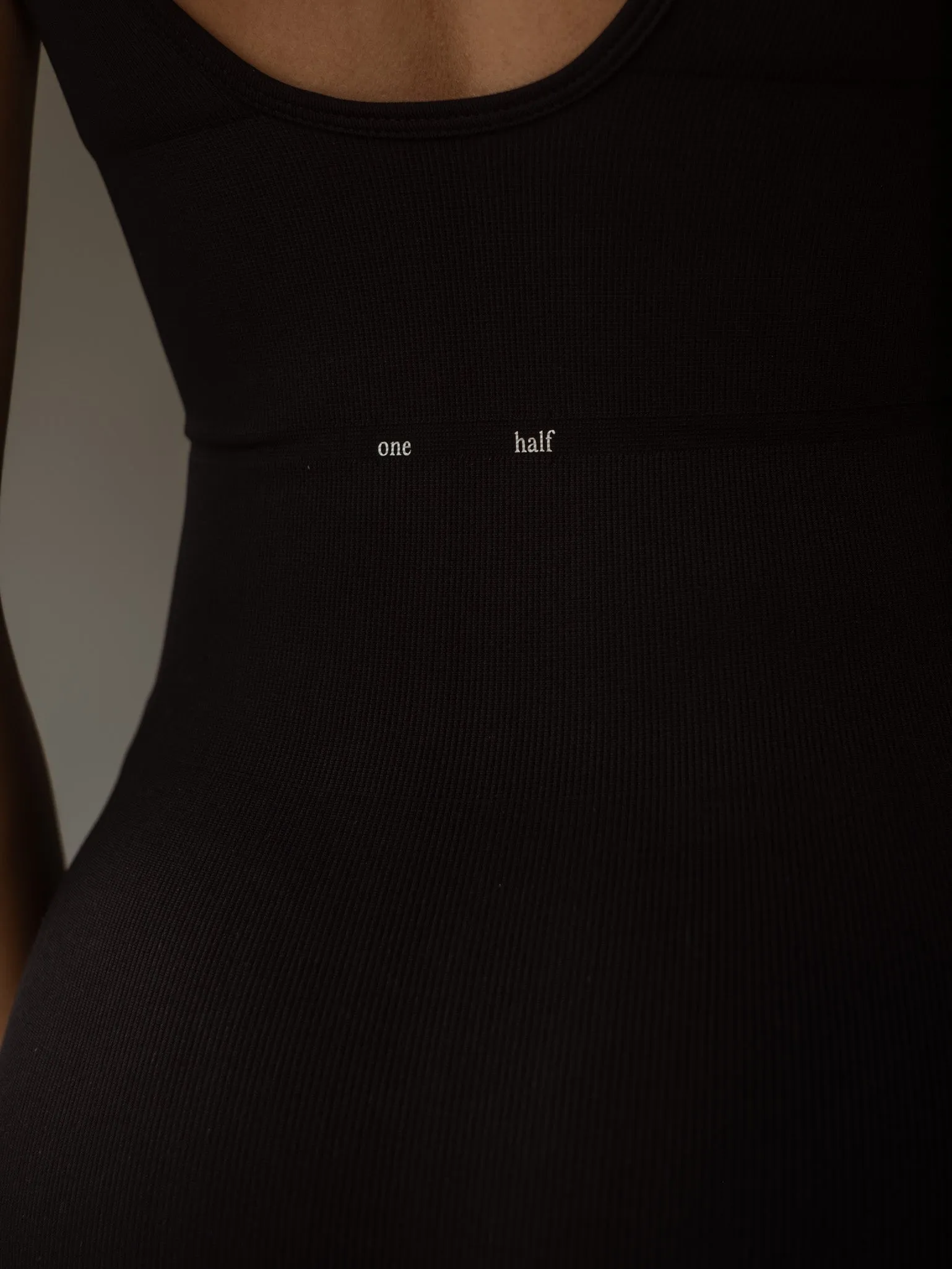 SUITED SEAMLESS UNITARD  - SHADOW