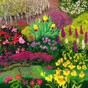 Summer Walled Garden Greetings Card