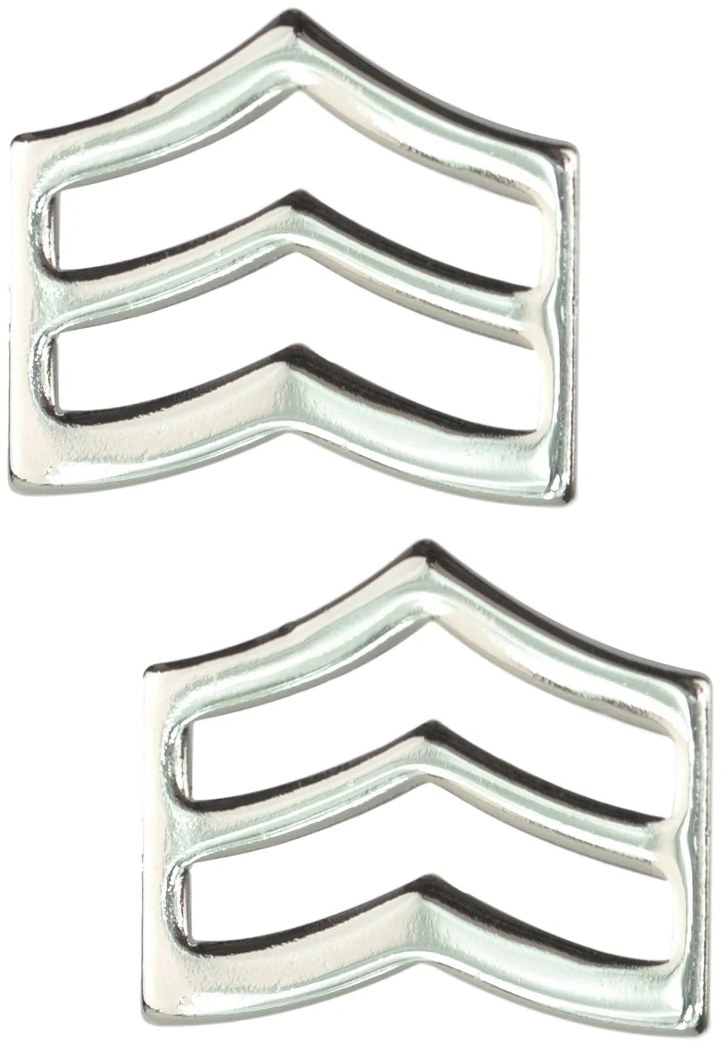 Tactical365® Pair of Sergeant Rank Insignia Pins for Police or Military