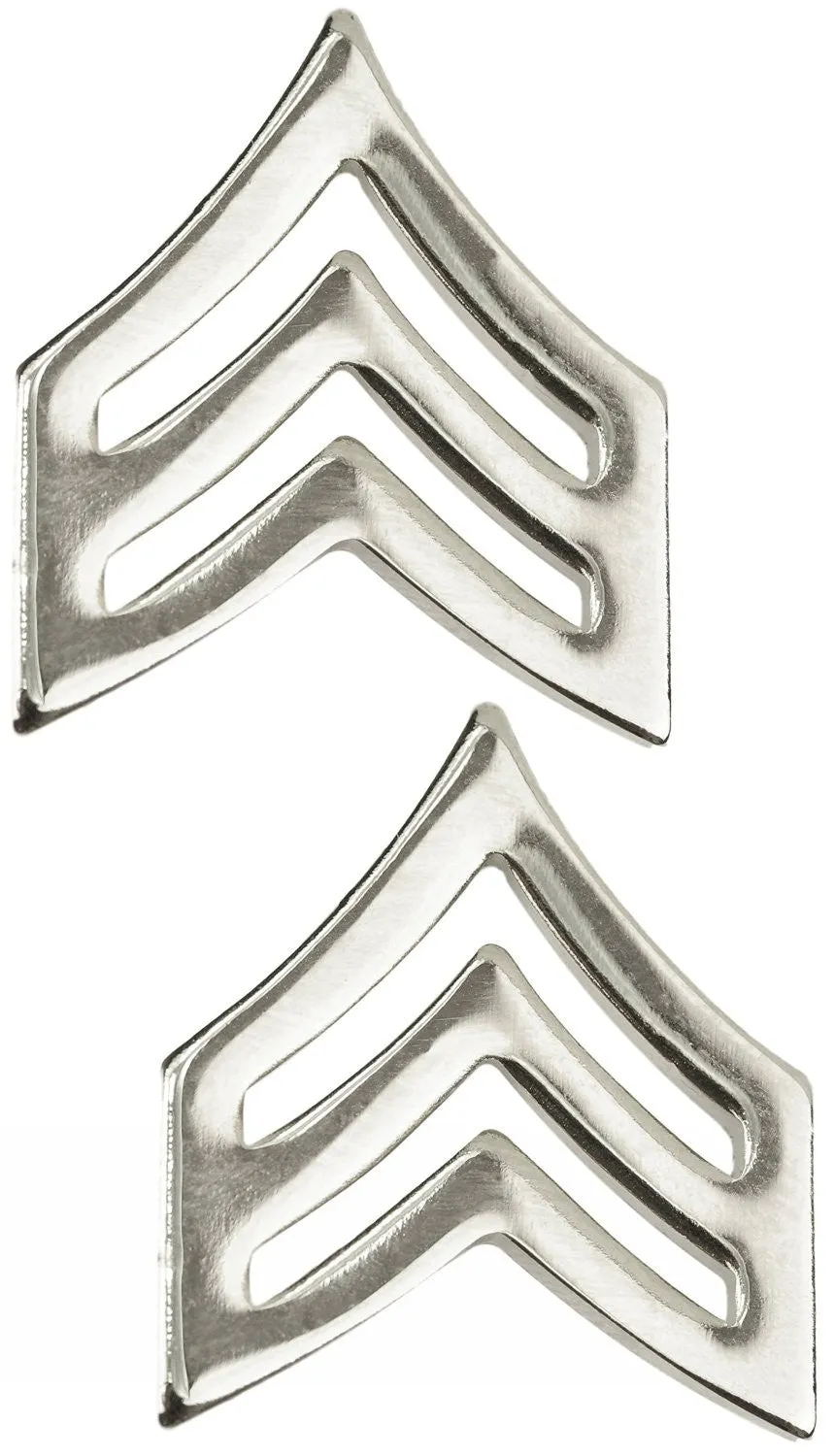 Tactical365® Pair of Sergeant Rank Insignia Pins for Police or Military