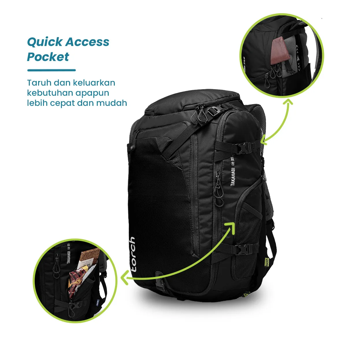 Takahagi Travel Backpack 40L