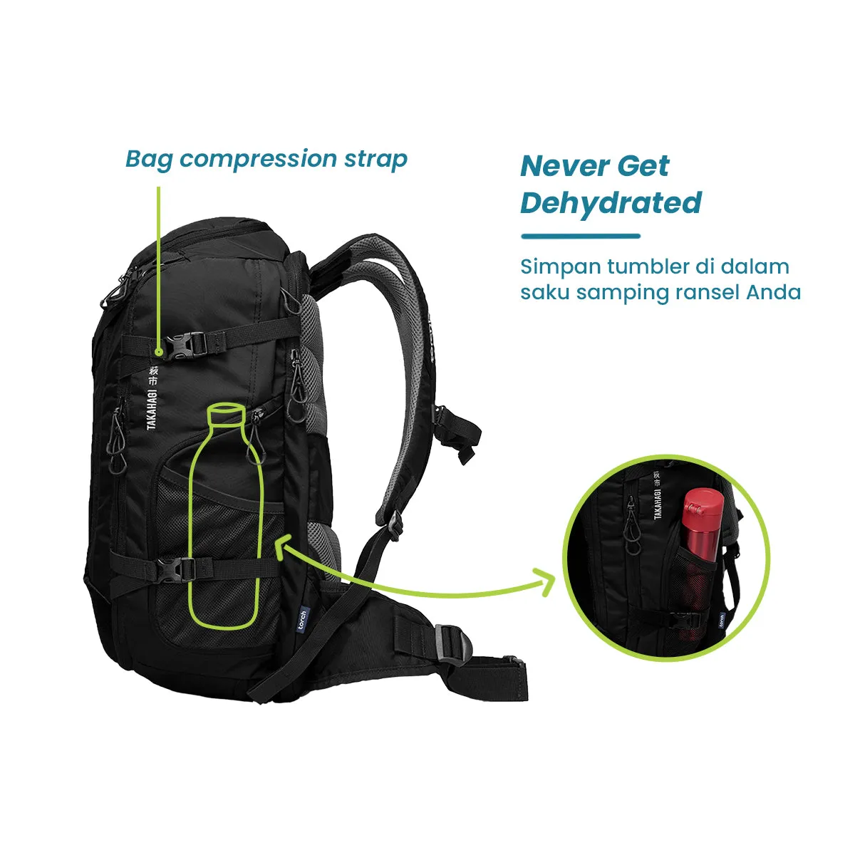 Takahagi Travel Backpack 40L