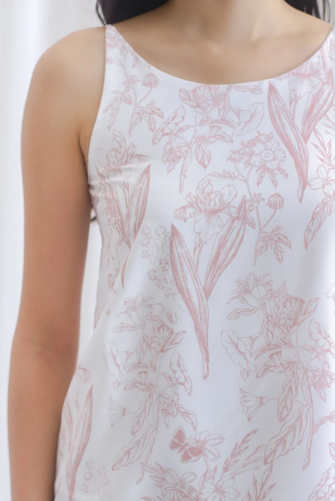 TDC Christian Two Way Top In Pink Porcelain