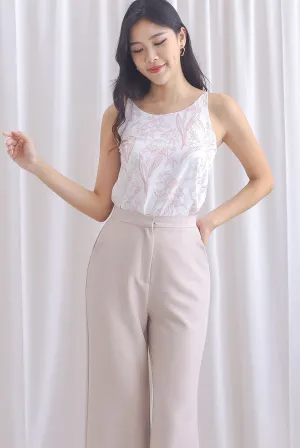 TDC Christian Two Way Top In Pink Porcelain