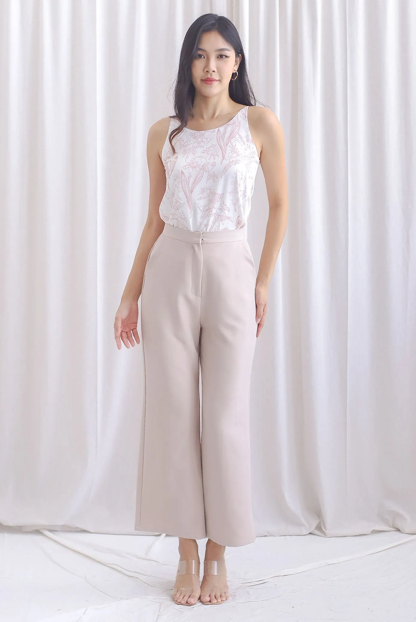 TDC Christian Two Way Top In Pink Porcelain