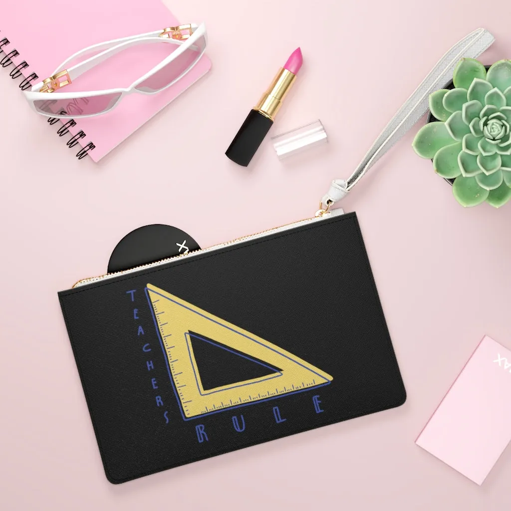 Teachers Rule Clutch Bag
