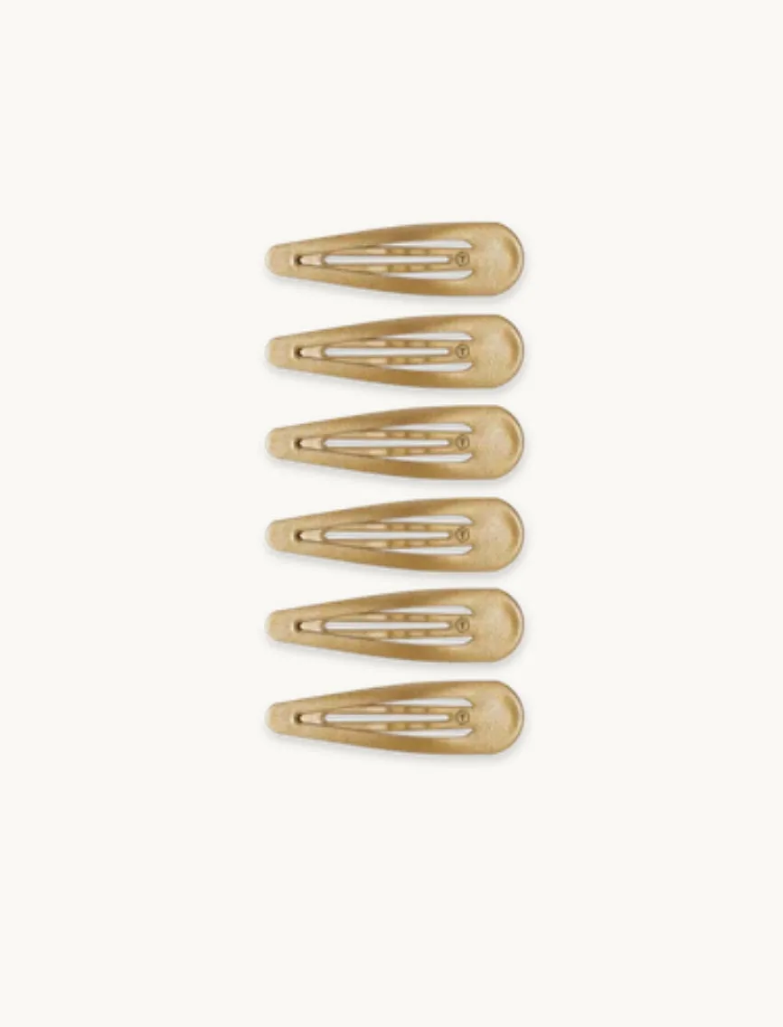 Teleties Gold Snap Clips
