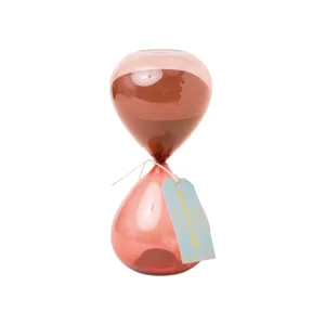 Terracotta Ombre 1 Hour Hourglass, Boxed