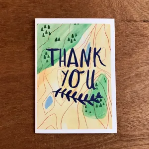 Thank You Map Card