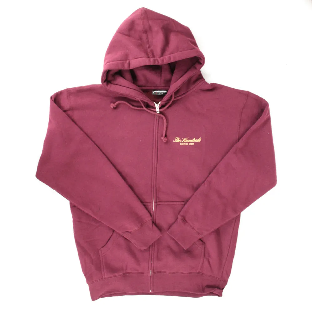 The Hundreds Love Zip-Up (Maroon)