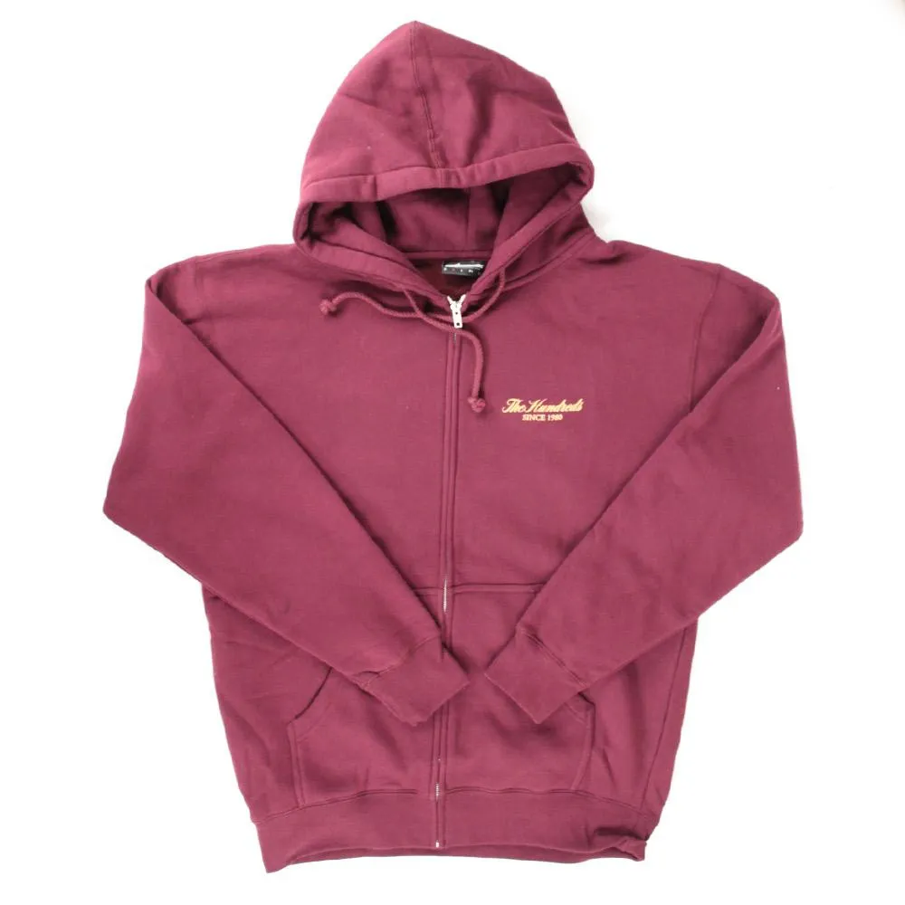 The Hundreds Love Zip-Up (Maroon)