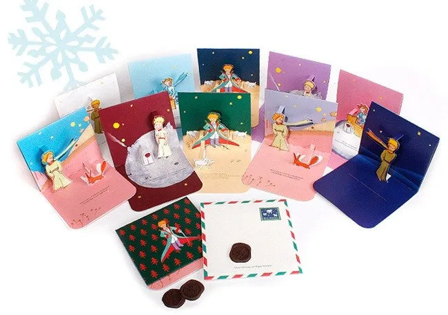 The Little Prince Christmas Pop-Up Card 03