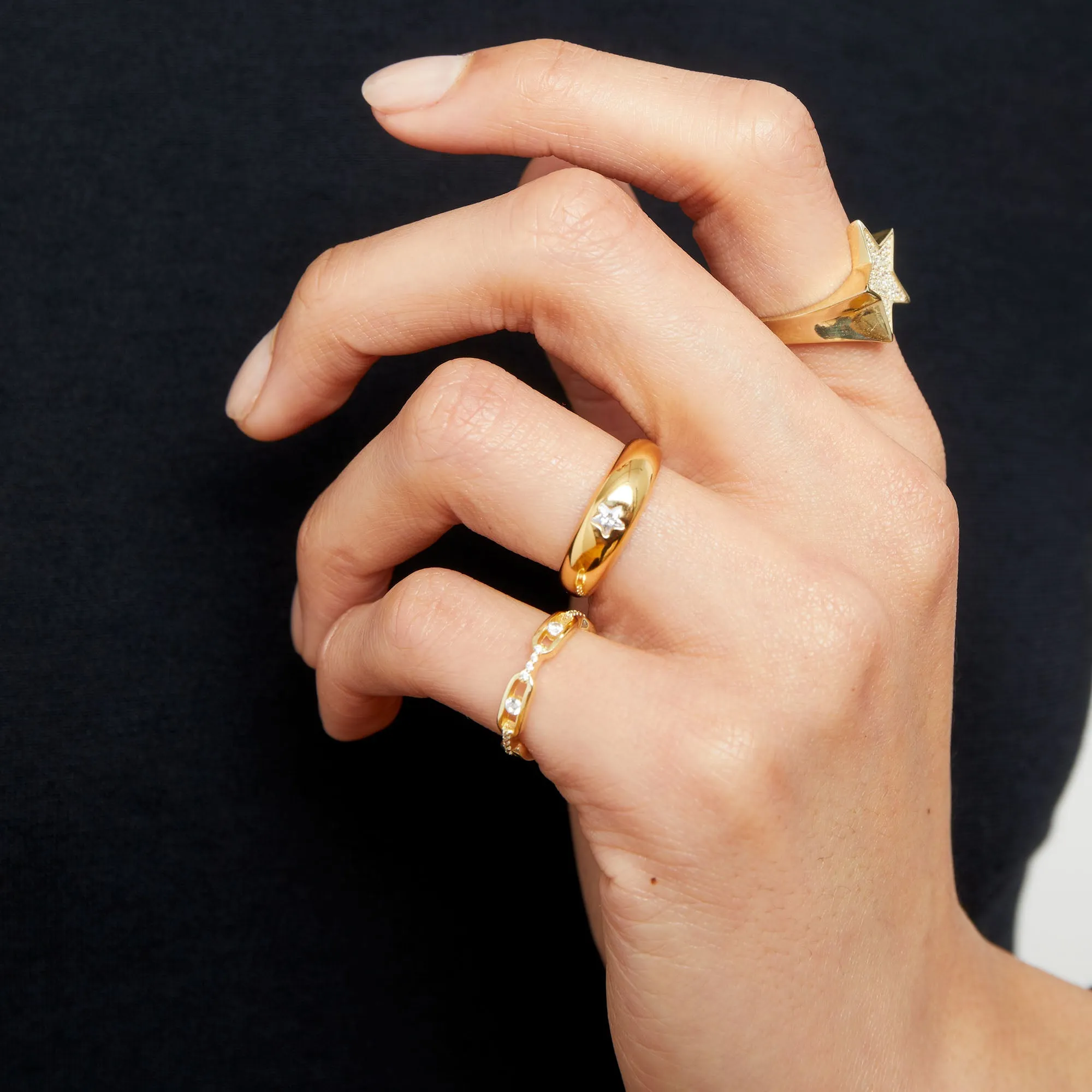 THE MINI STAR ORB RING