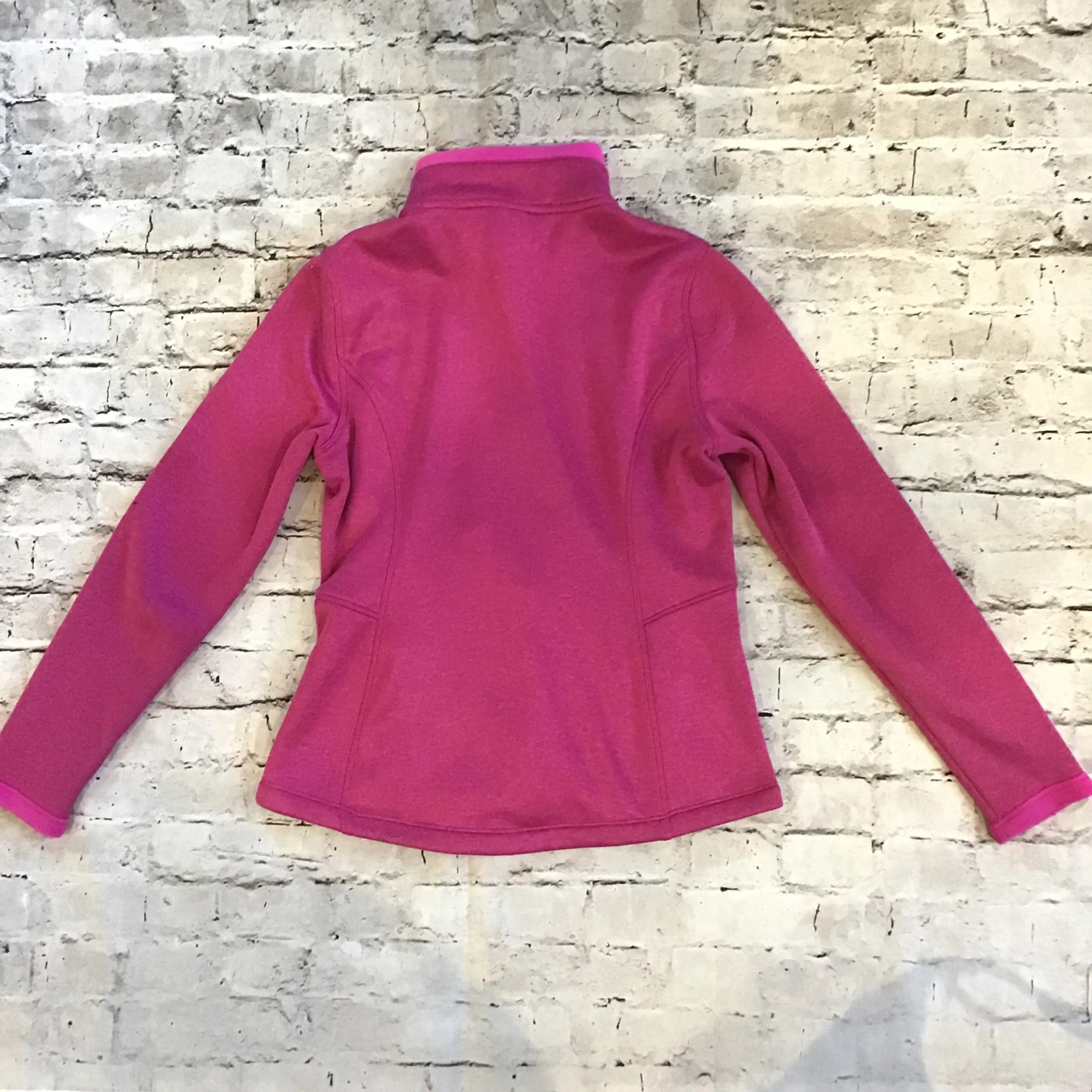 THE NORTH FACE Pink Full Zip Fleece Jacket Size S