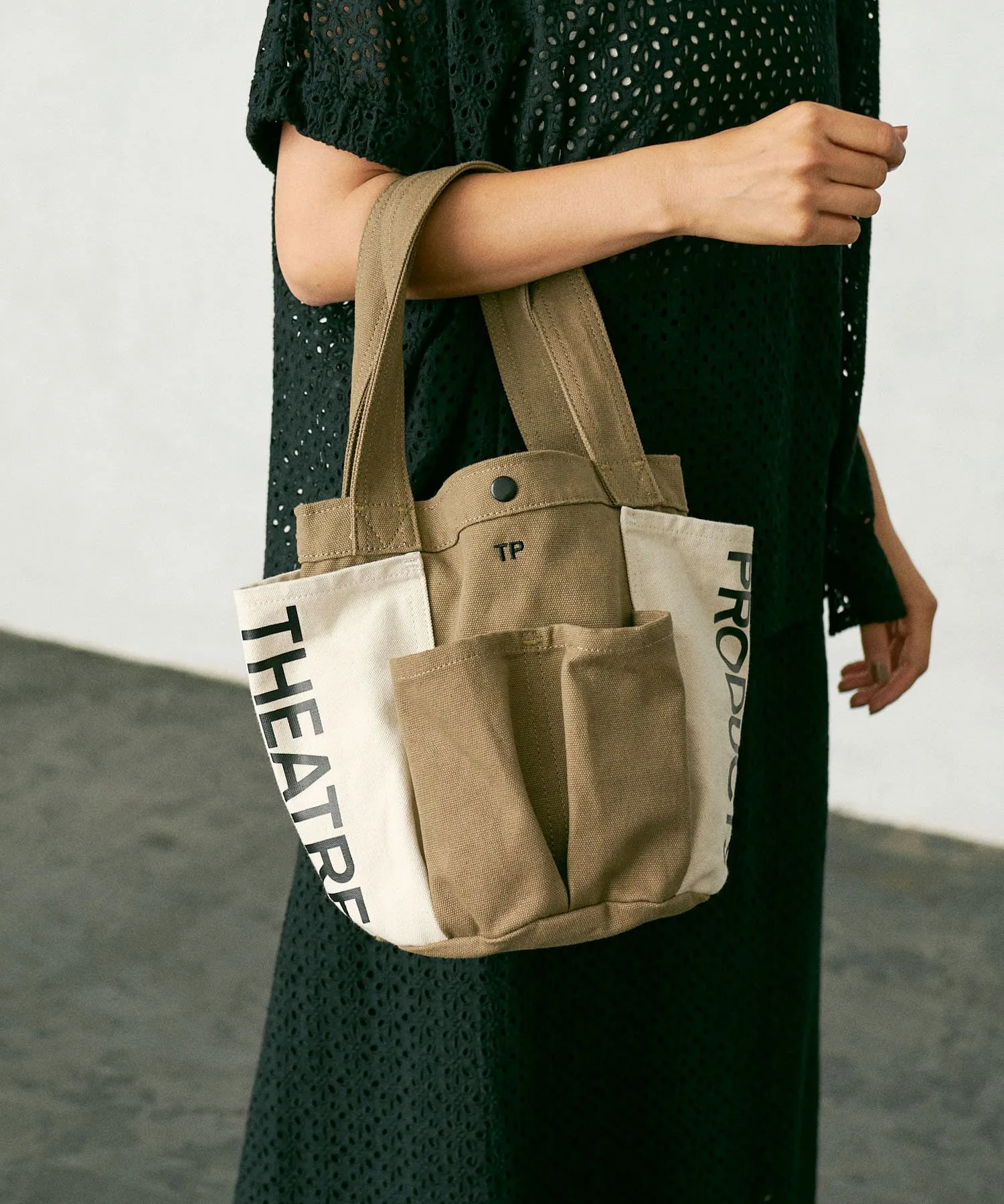 THEATRE PRODUCTS × PUAL CE CIN Garden Bag S Camel