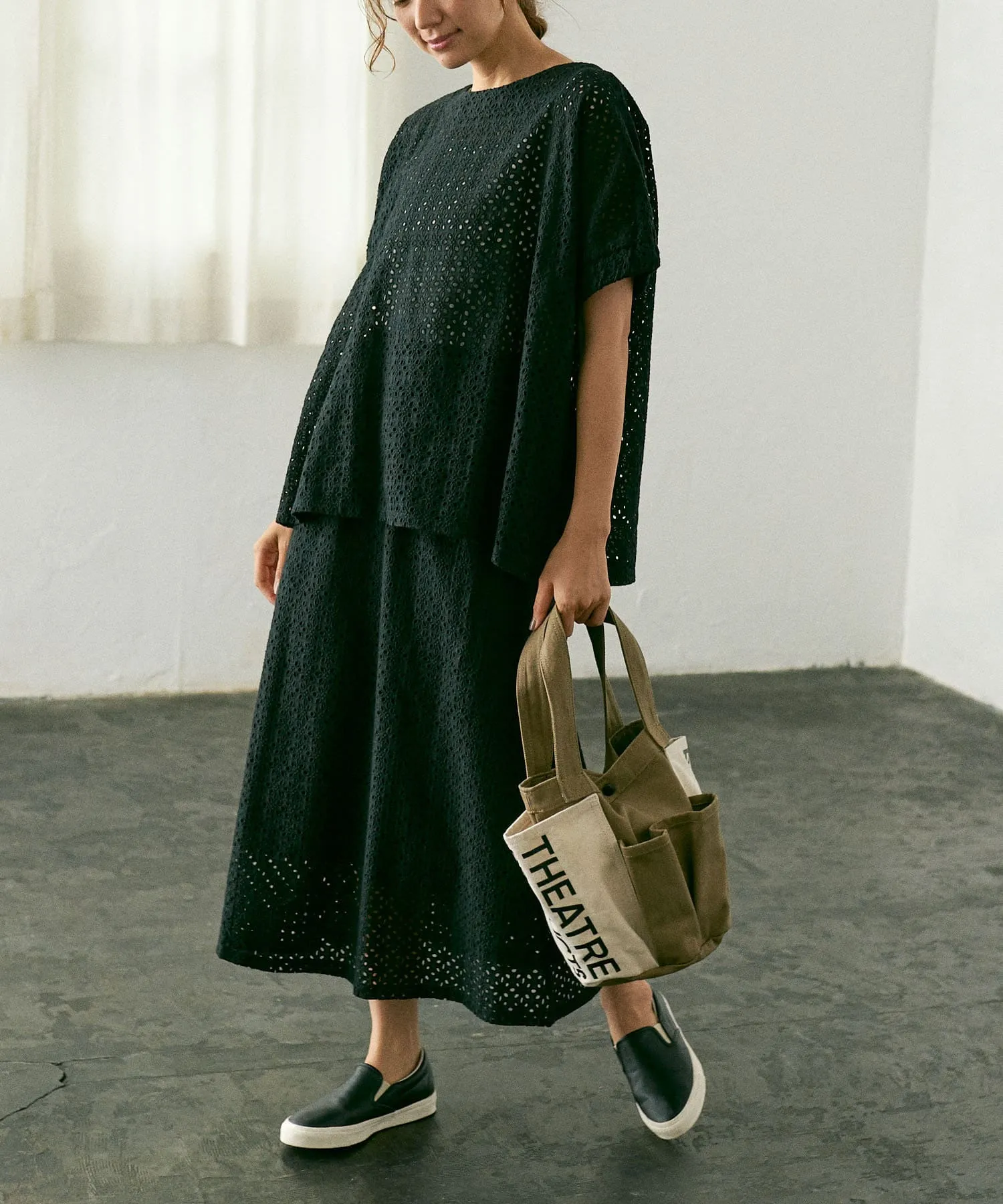 THEATRE PRODUCTS × PUAL CE CIN Garden Bag S Camel