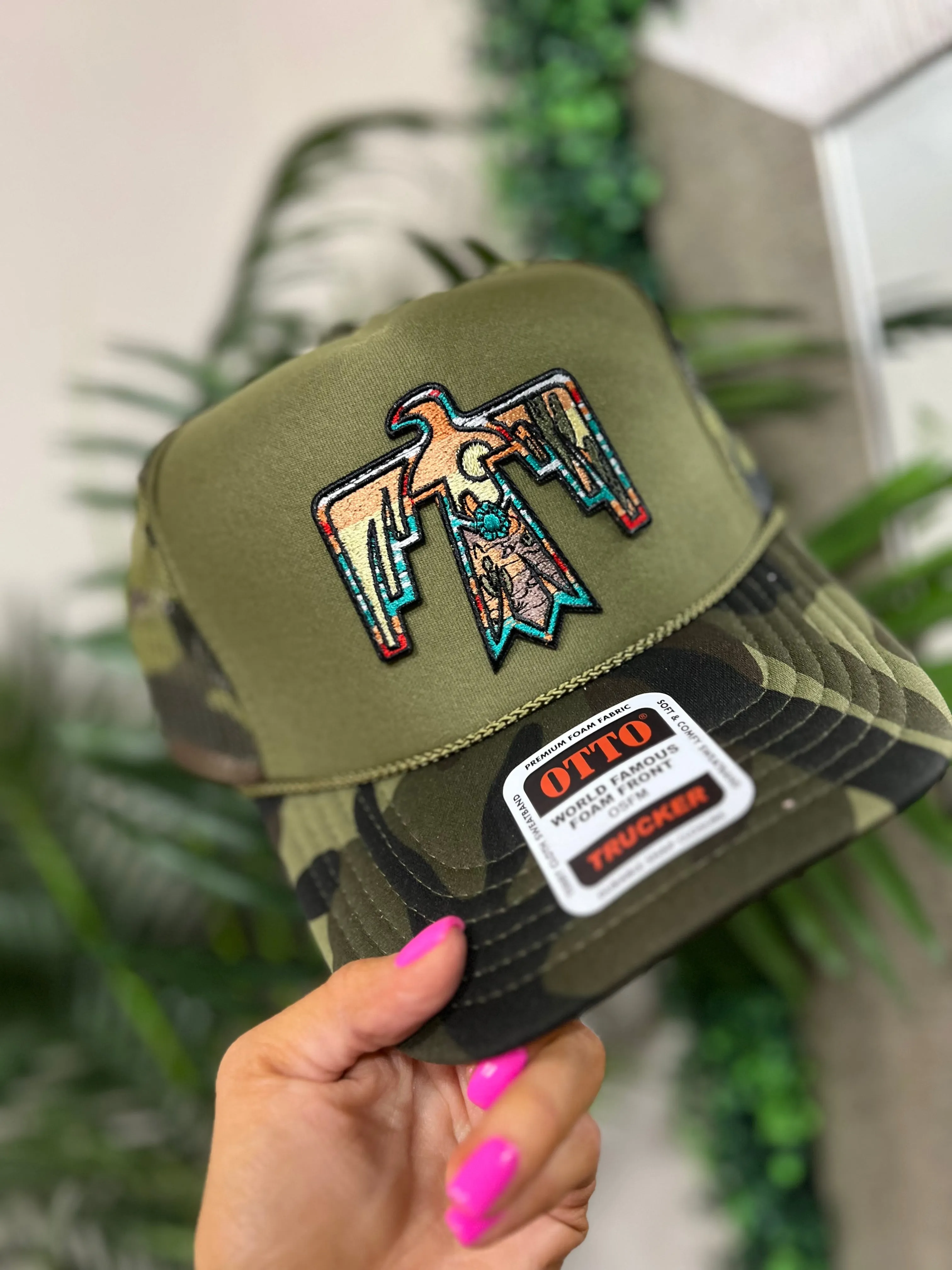 Thunderbird Trucker Hat - Camo