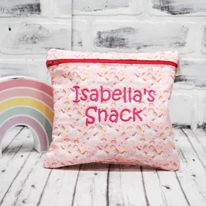 Tiny Unicorn Personalized Reusable Food Bag
