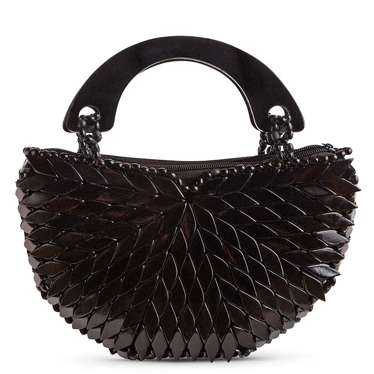 Top Handle Purse, Mustique - Black