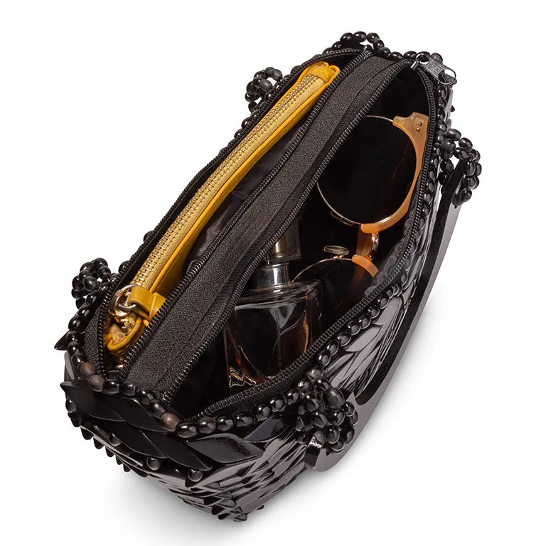 Top Handle Purse, Mustique - Black