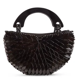 Top Handle Purse, Mustique - Black