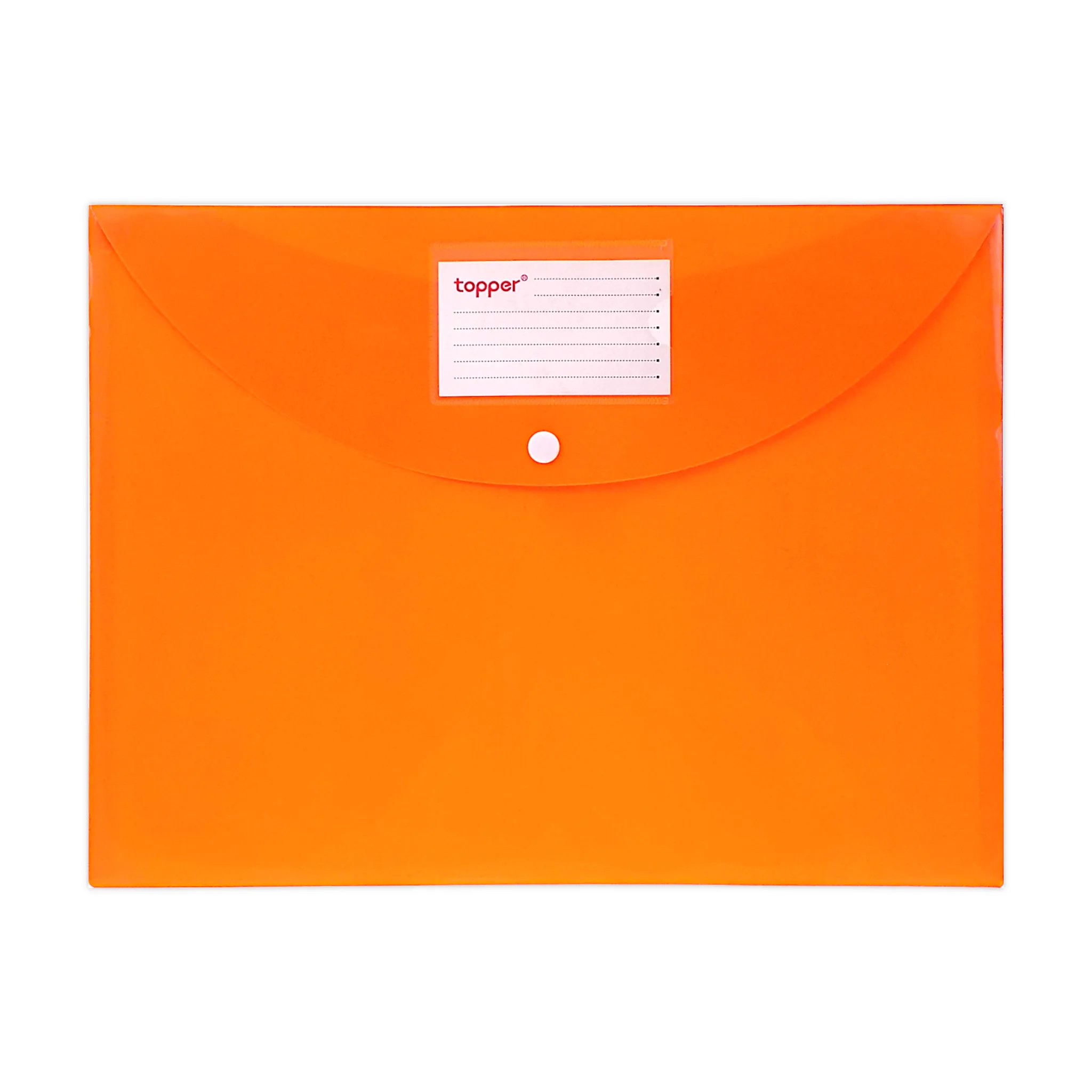 Topper Heavy Duty Plastic Envelope File Foolscap