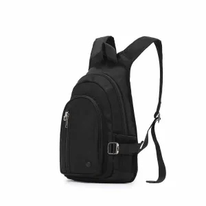 Tosca Anti-Theft Backpack Layered Black