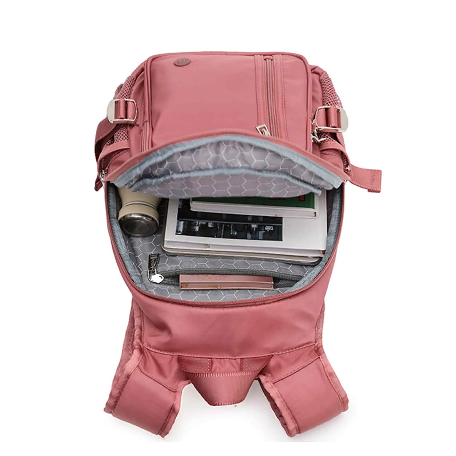 Tosca Anti-Theft Backpack Layered Coral