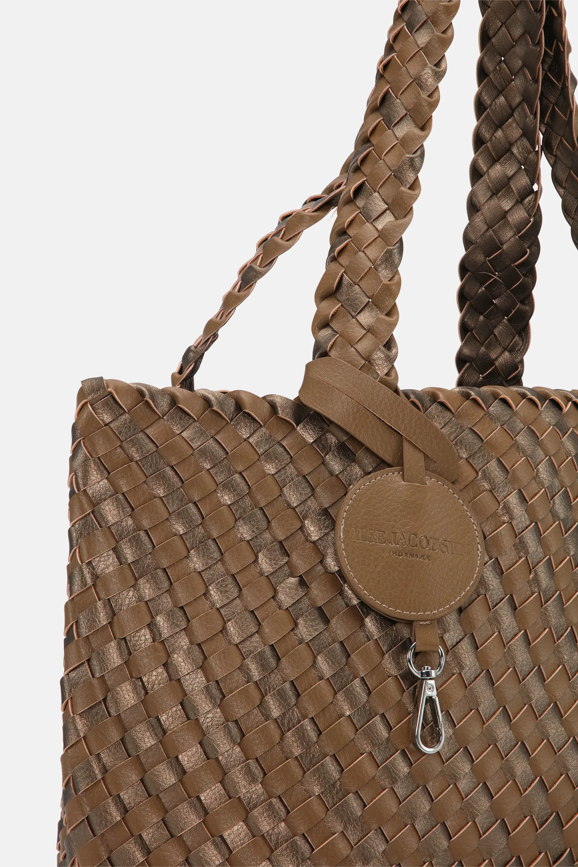Tote Bag Flätad - Otter Nougat