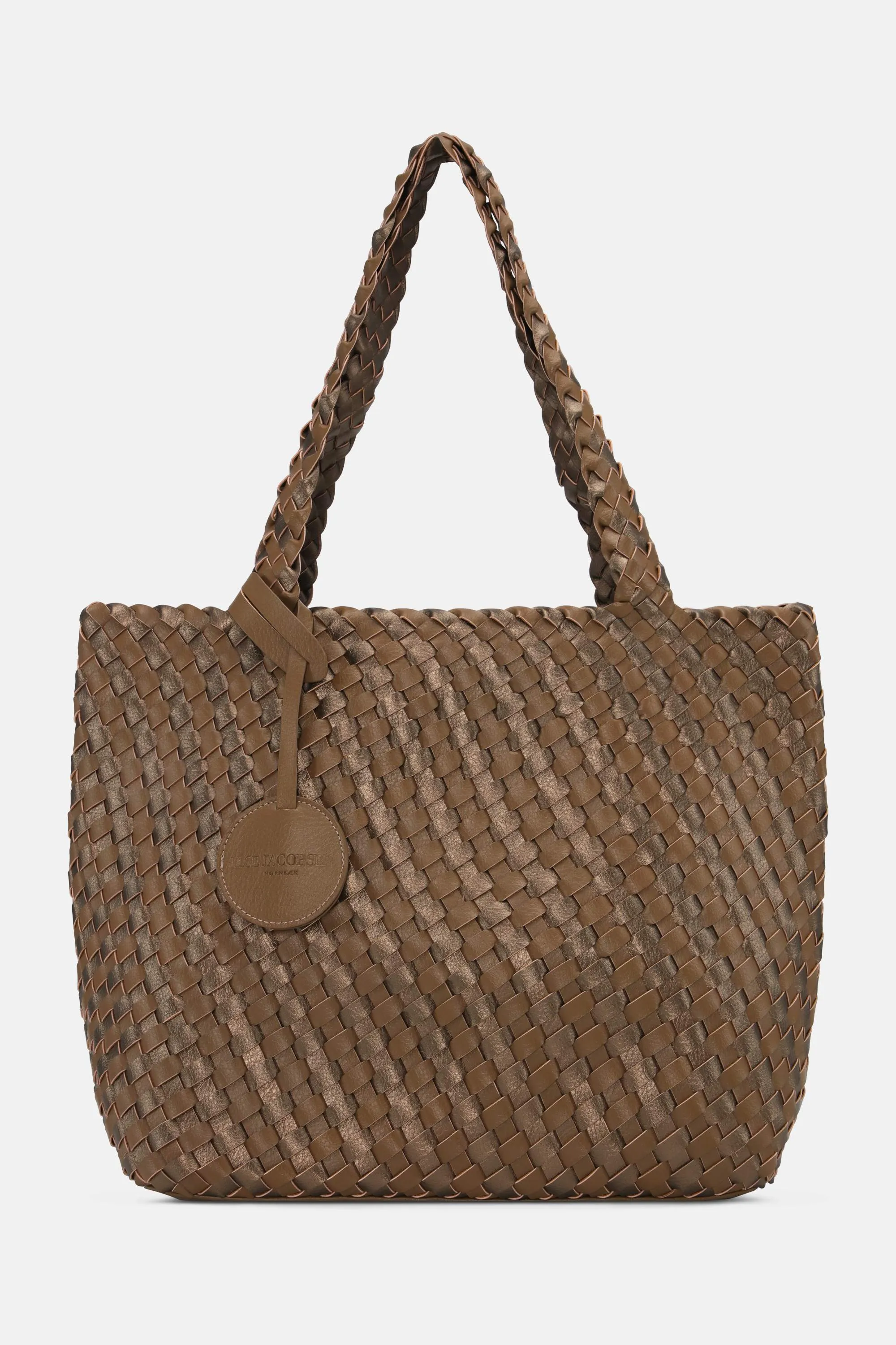 Tote Bag Flätad - Otter Nougat