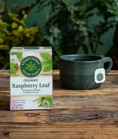 Traditional Medicinals Organic Raspberry Leaf Tea 16 Tea Bags